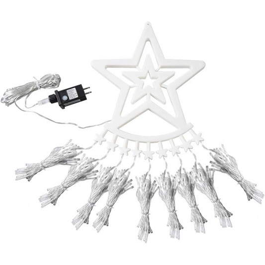 Estrella Cascada Led Para Arbol 2.5 M